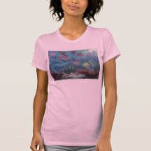 Prehistoric Sea Bottom Antique Print Tees