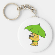 prepared for rain key chains
