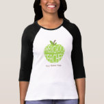 Preschool Teacher Shirt - Green Apple
