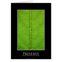 Preserve Greeting Card