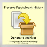Preserve Psychology's History Poster