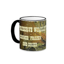 PRESERVE WILDLIFE mug