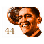 President 44 Barack Obama post card