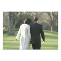 President Barack Obama and First Lady Michelle Photo