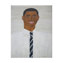 President Barack Obama Gallery Wrap Canvas