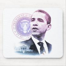 President Barack Obama Portrait Mousepad
