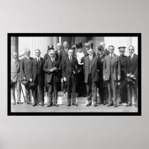 President Coolidge and Herbert Hoover 1923 Poster
