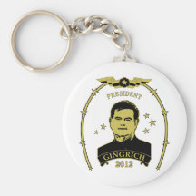 President Newt Gingrich 2012 Key Chain