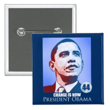 President Obama, Change is Now Button