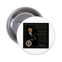 President Obama Quote Pinback Buttons