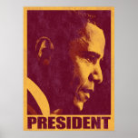 President Obama Vintage 3 Poster