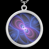 Pressure Abstract Fractal Art. necklaces