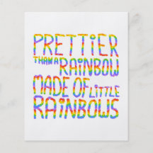 Prettier Than A Rainbow Made Of Little Rainbows. Flyer Design