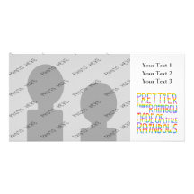 Prettier Than A Rainbow Made Of Little Rainbows. Photo Cards