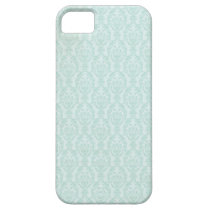 Pretty blue Damask iphone cover casemate cases
