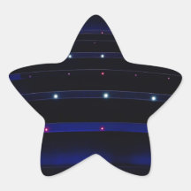 Pretty Blue Light Stripes Stickers
