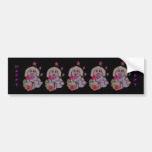 Pretty Bunny Bumper Stickers