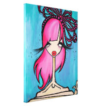 "Pretty Eyed" Wrapped Canvas, 16x20 Stretched Canvas Prints