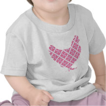 Pretty feminine chicken tee shirts