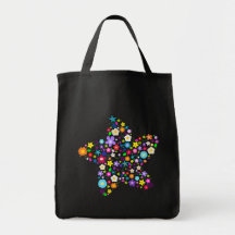Pretty Flower Star Bags