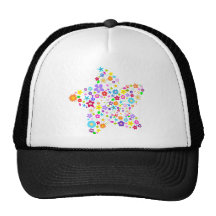 Pretty Flower Star Trucker Hat