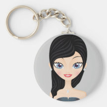 Pretty Girl Keychains