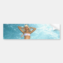 Pretty Mermaid  Bumper Sticker