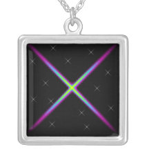 Pretty Midnight Stars Personalized Necklace