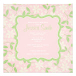 Pretty Modern Floral Bridal Shower Invite