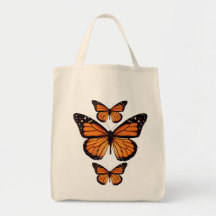 Pretty Monarch Butterfly Tote Bag