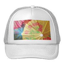 Pretty Party Parasols Mesh Hats