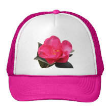pretty pink camellia flower hat