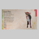 Pretty Pink Fawn Boho Business Cards business cards