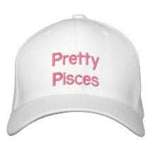 Pretty Pisces Embroidered Hats