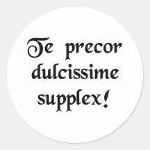 Pretty please with a cherry on top! round sticker
