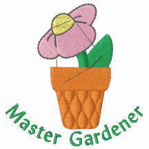 Pretty Potted Plant with Custom Text
