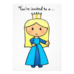 Pretty Princess Bachelorette Girls Night Out Party Personalized Invites