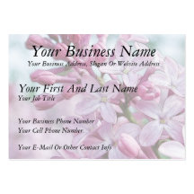 Pretty Purple Lilacs Business Cards