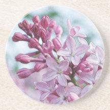 Pretty Purple Lilacs Drink Coaster
