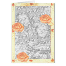 pretty rose frame cards