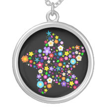 Pretty Springtime Flower Necklace