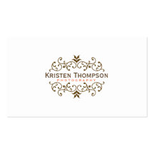 Pretty Swirls Business Card