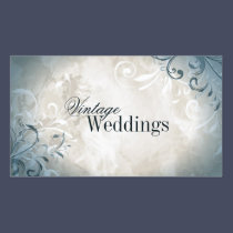 Pretty Vintage Swirl Wedding Planner Business Card business cards