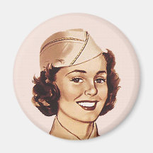 Pretty WAC Fridge Magnets