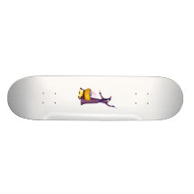 Pretty witch casting spell skate board deck