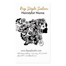 Pretty Women Fashion Biz Business Card Template