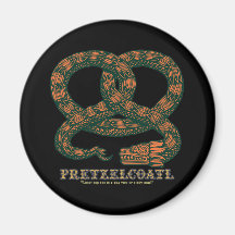 Pretzelcoatl II Fridge Magnet