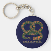 Pretzelcoatl II Keychains