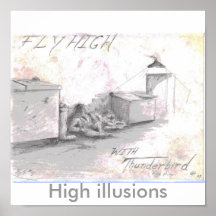 Prevent Substance abuse Poster-High illusions