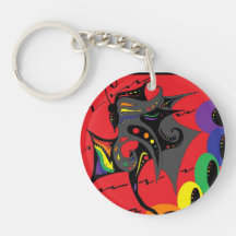 Pride Key Chain Round Acrylic Key Chains